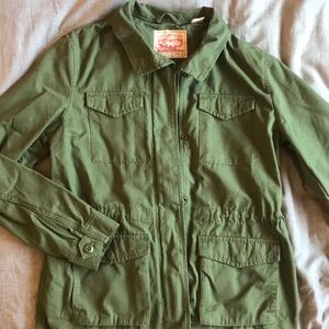 Levi’s army green utility jacket